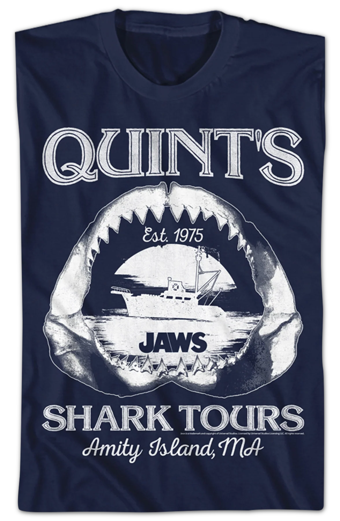 Quint's Shark Tours Jaws T-Shirt - Image 2