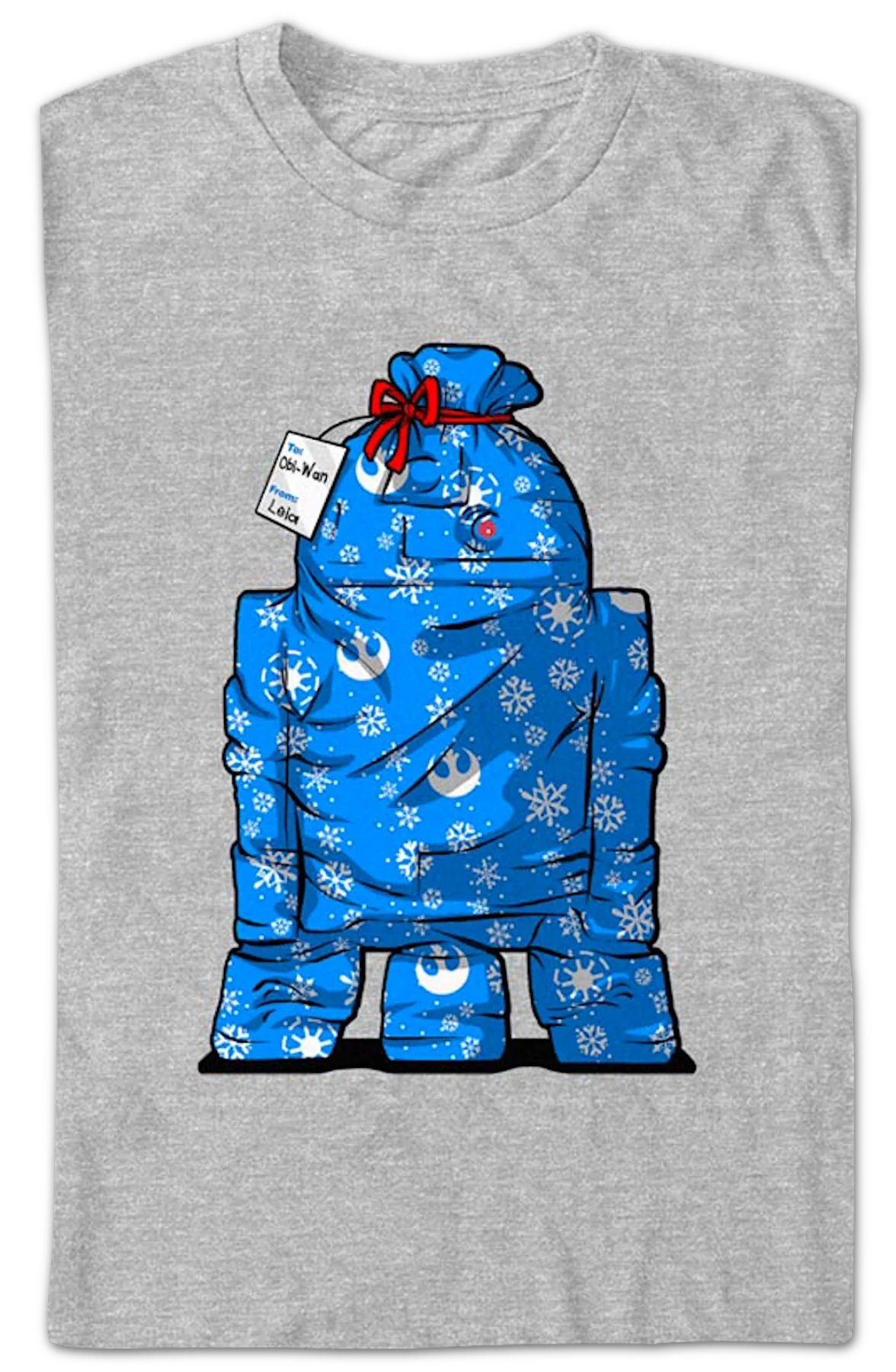 R2-D2 Giftwrapped Star Wars T-Shirt - Image 2