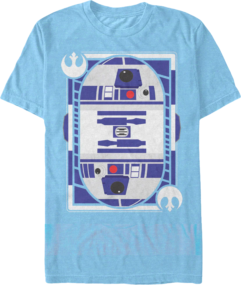 R2-D2 Playing Card Star Wars T-Shirt