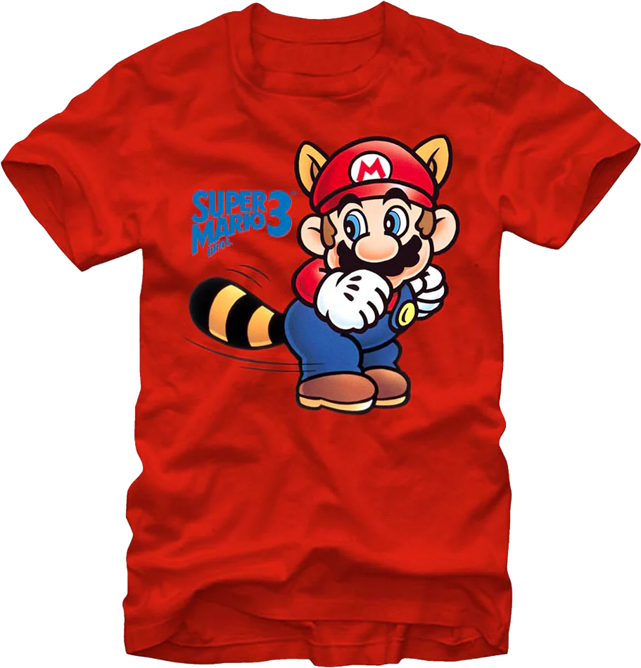 Raccoon Tail Whip Super Mario Bros. 3 T-Shirt