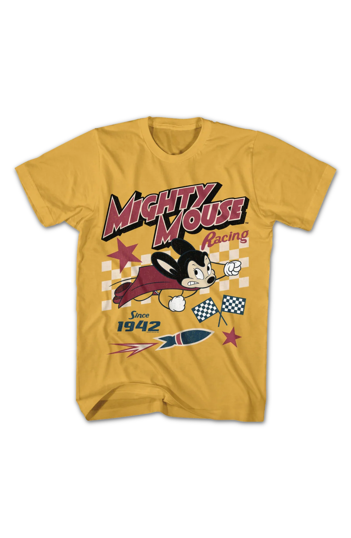 Racing Since 1942 Mighty Mouse T-Shirt - Image 2
