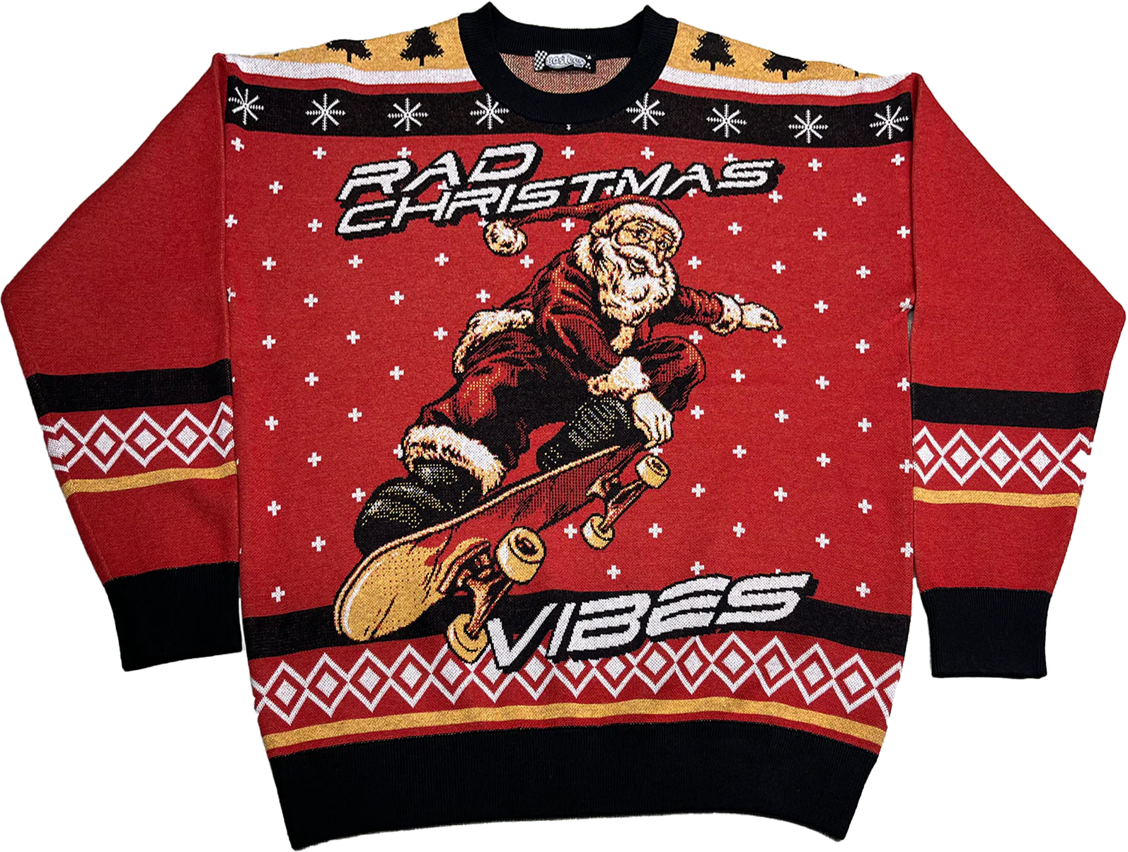 Rad Christmas Vibes Knitted Christmas Sweater