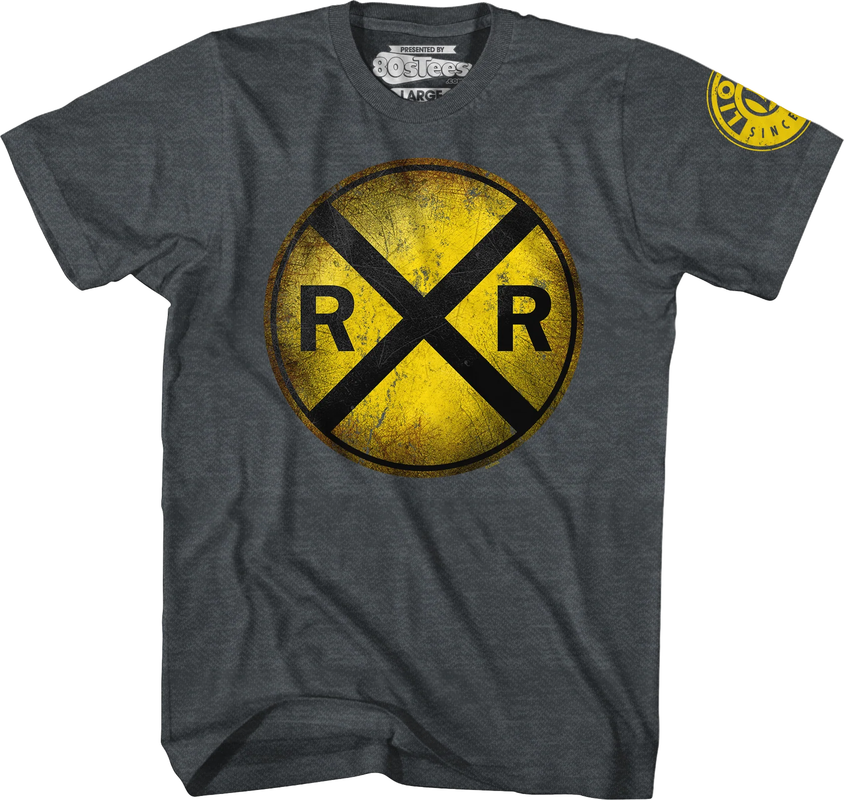 Railroad Crossing Lionel Trains T-Shirt - Image 5
