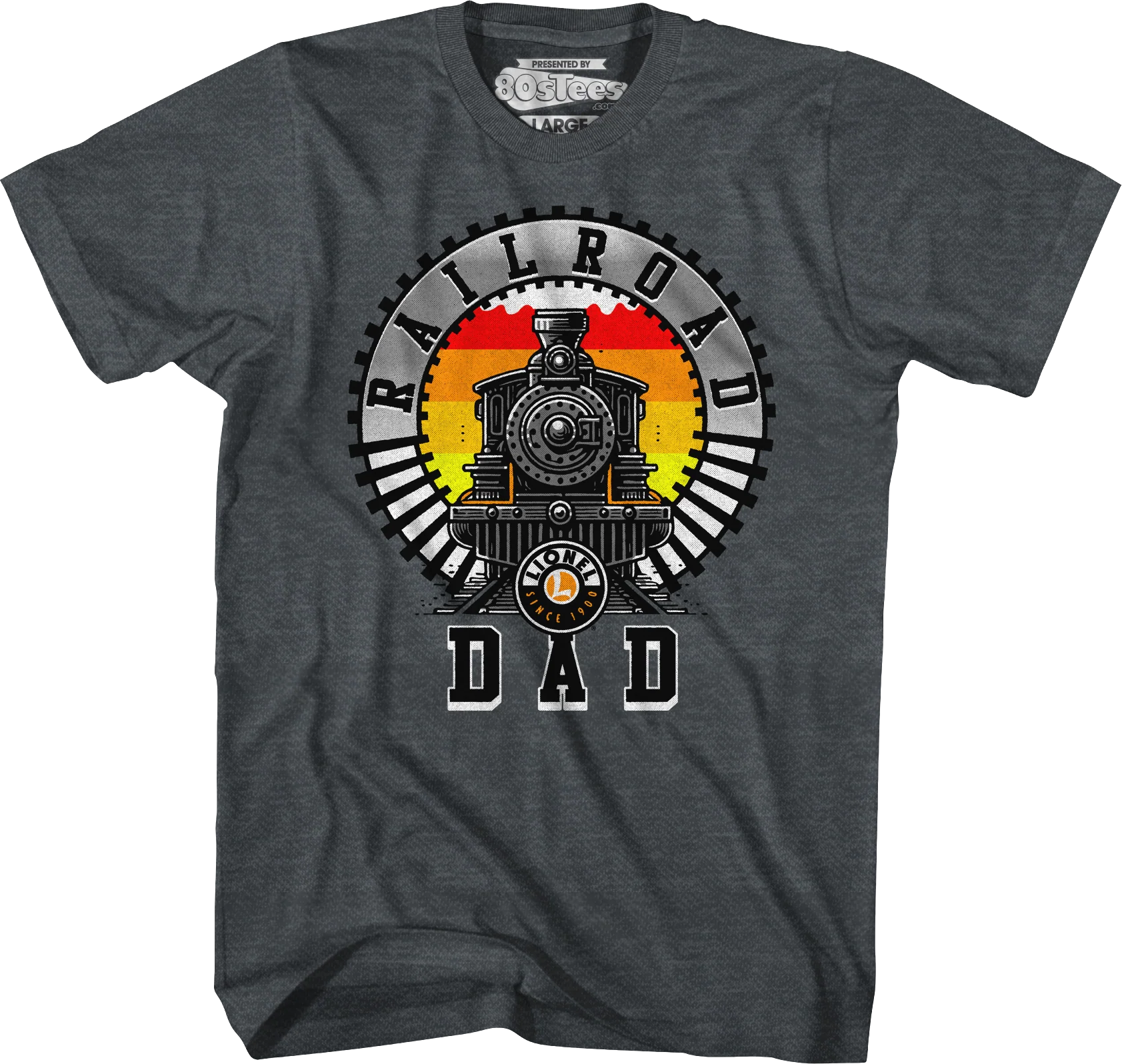 Railroad Dad Lionel Trains T-Shirt