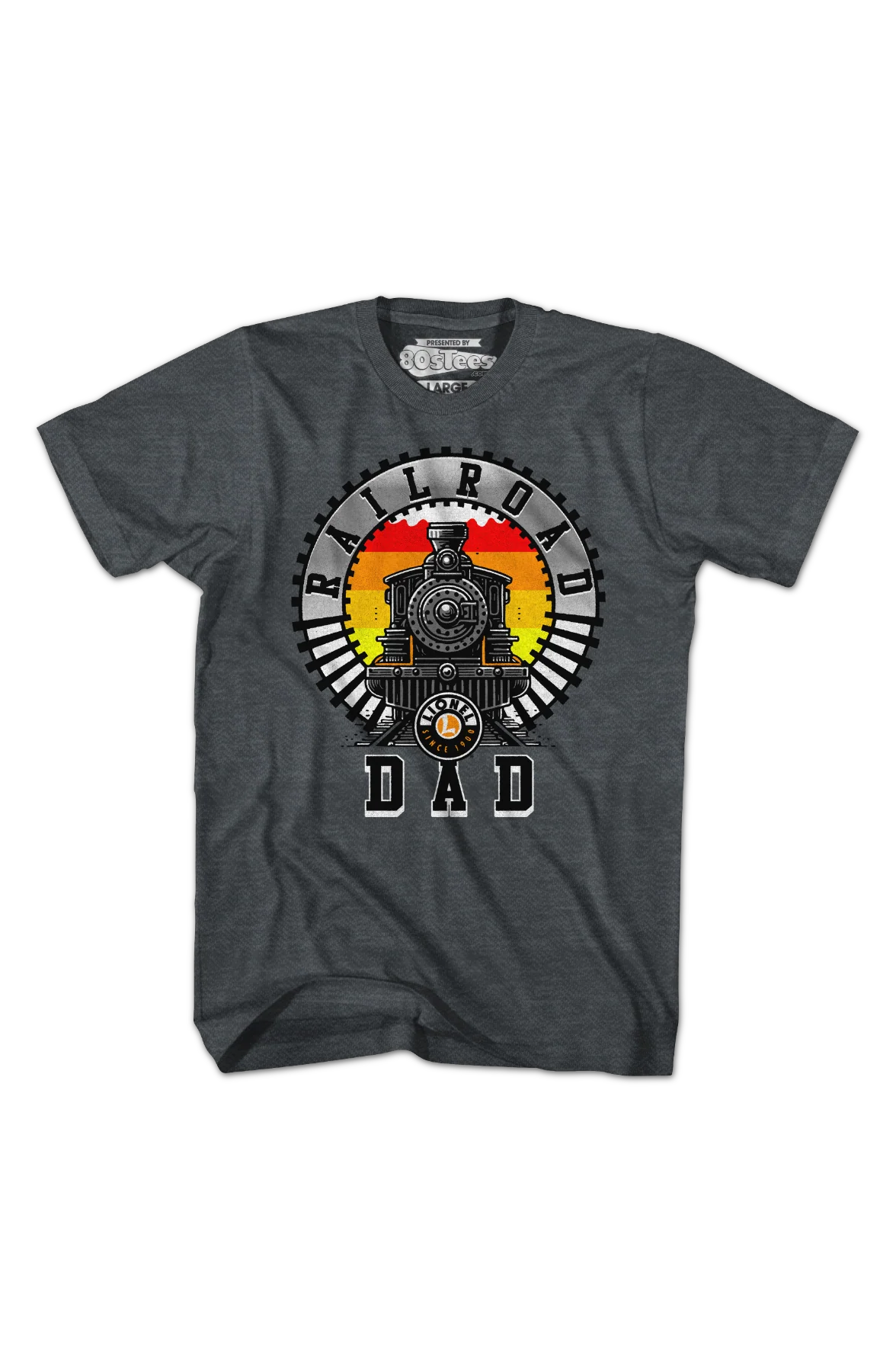 Railroad Dad Lionel Trains T-Shirt - Image 2