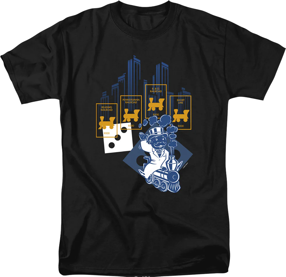 Railroads Monopoly T-Shirt