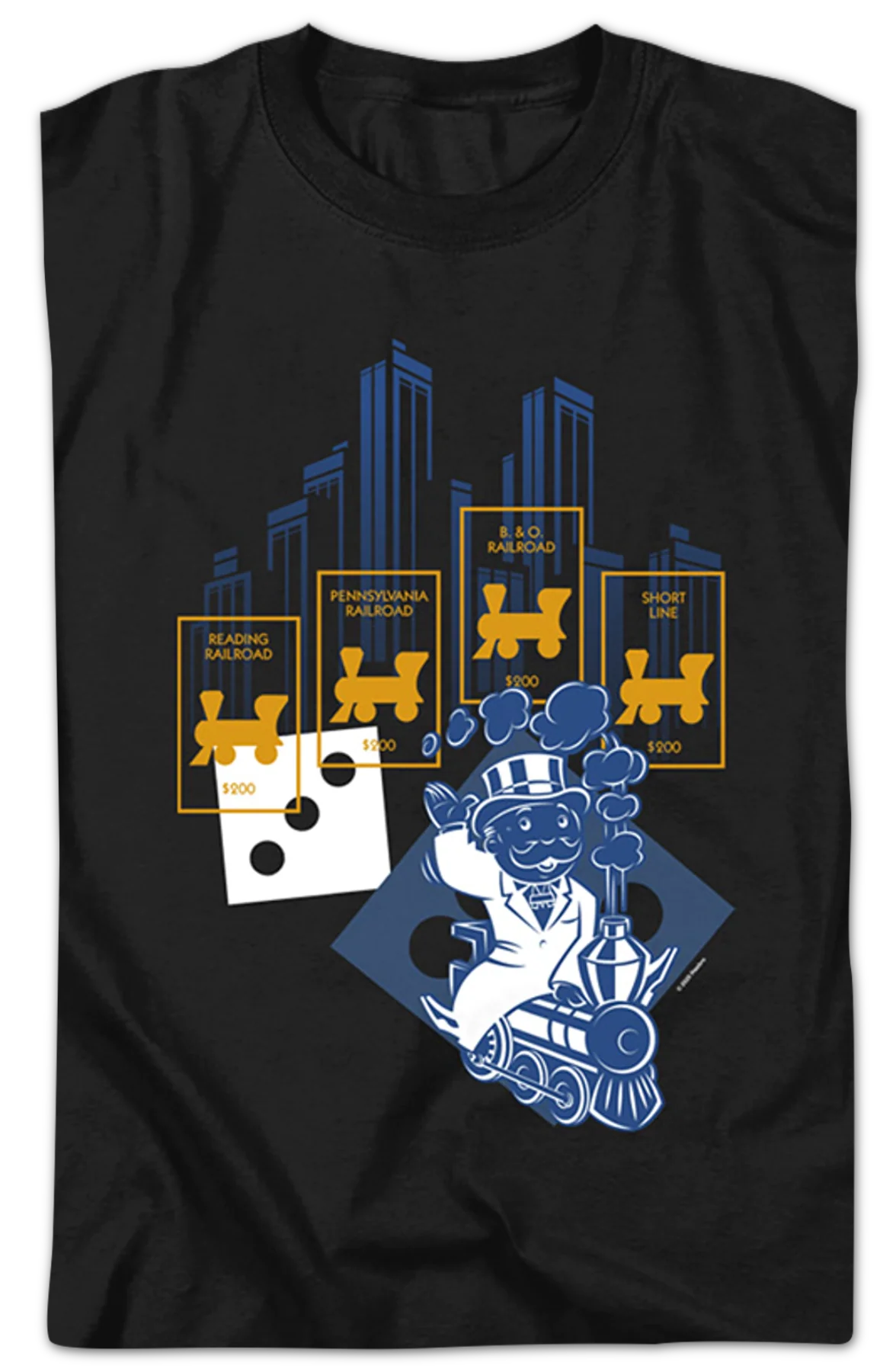Railroads Monopoly T-Shirt - Image 2
