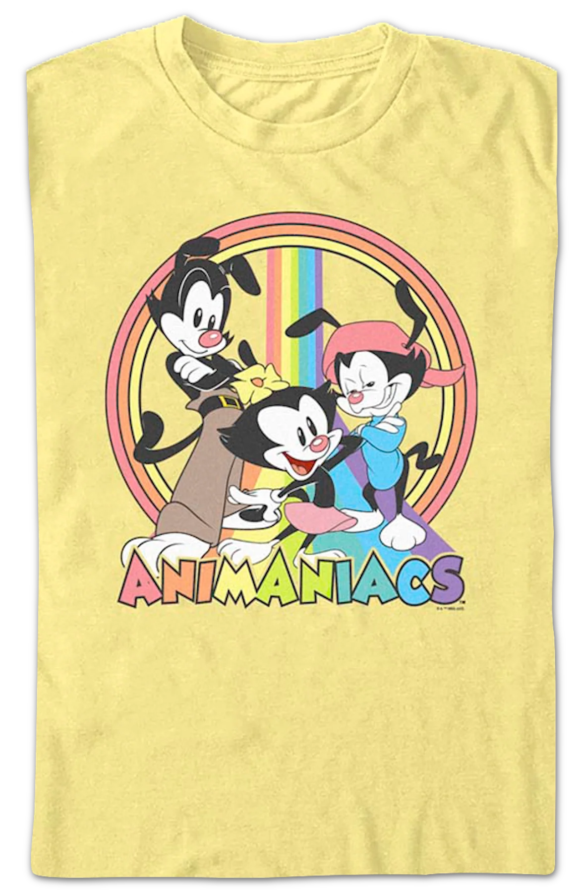 Rainbow Circle Animaniacs T-Shirt - Image 2