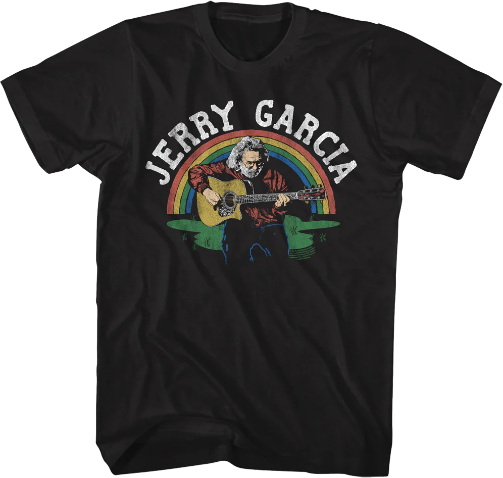 Rainbow Jerry Garcia T-Shirt