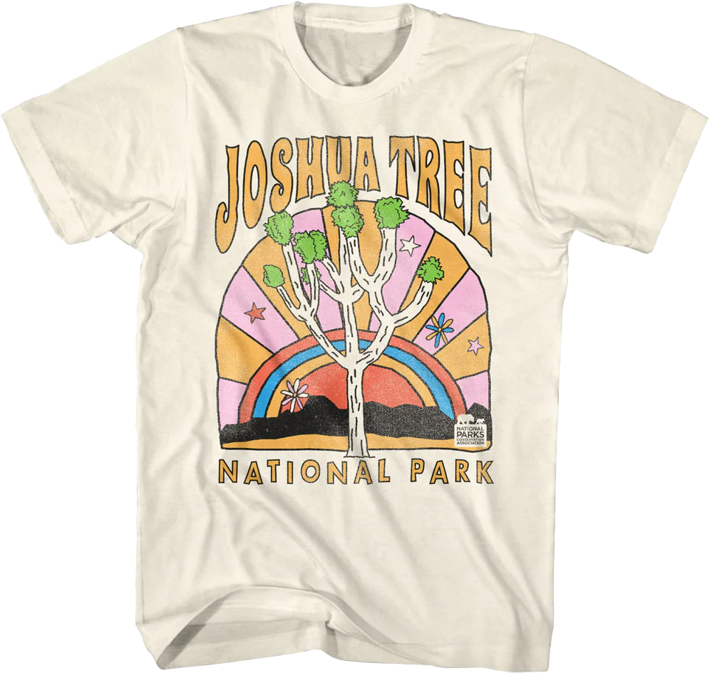 Rainbow Joshua Tree National Park T-Shirt
