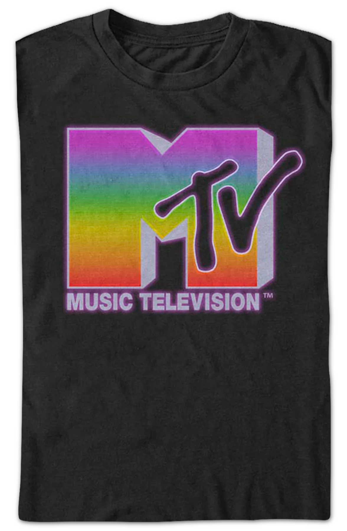 Rainbow Logo MTV Shirt - Image 2