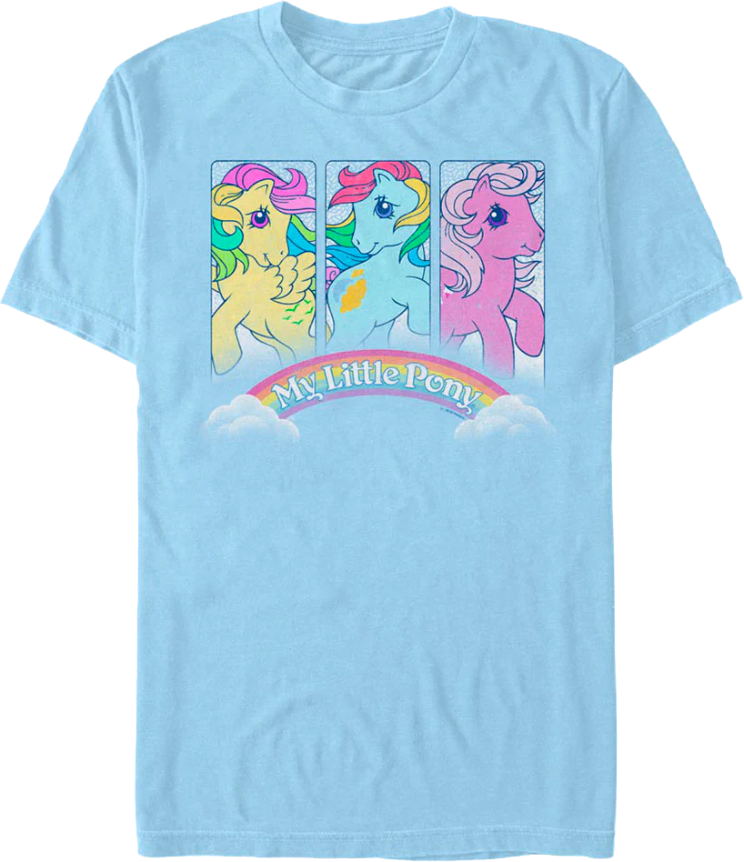 Rainbow Panels Little Pony T-Shirt