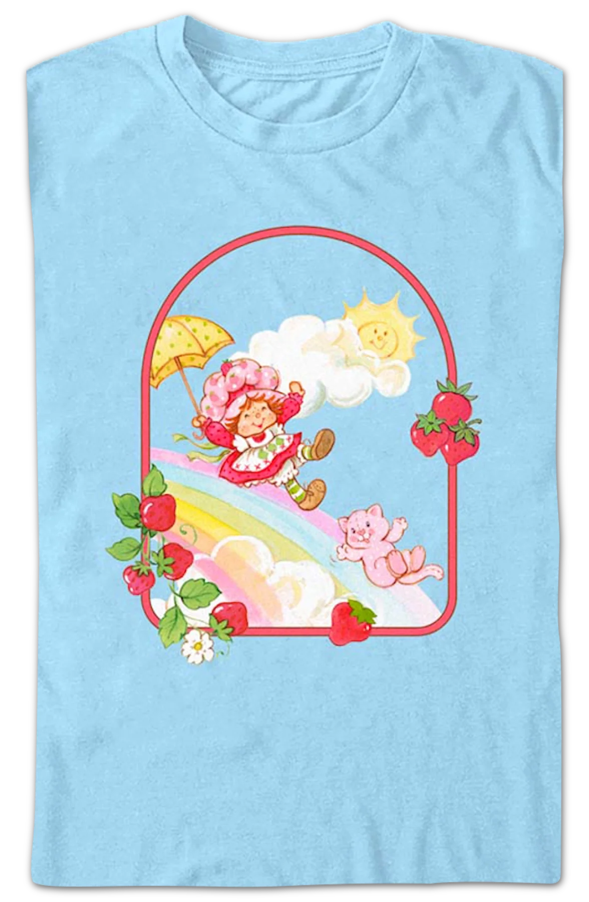 Rainbow Slide Strawberry Shortcake T-Shirt - Image 2
