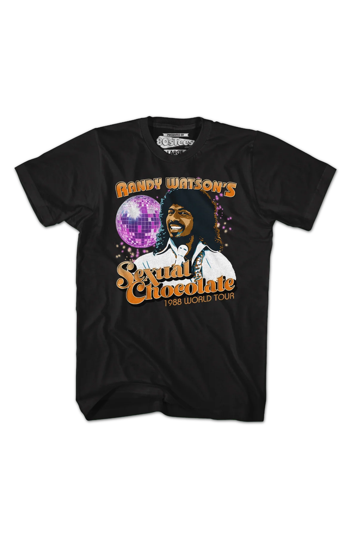 Randy Watson's Sexual Chocolate 1988 World Tour T-Shirt - Image 2