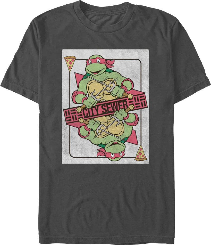 Raphael Playing Card Teenage Mutant Ninja Turtles T-Shirt
