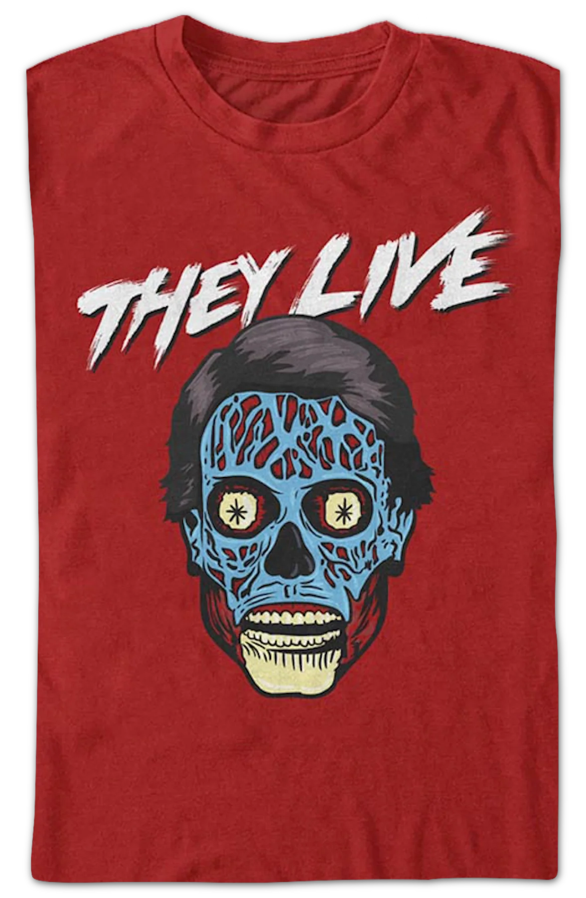 Red Alien They Live T-Shirt - Image 2