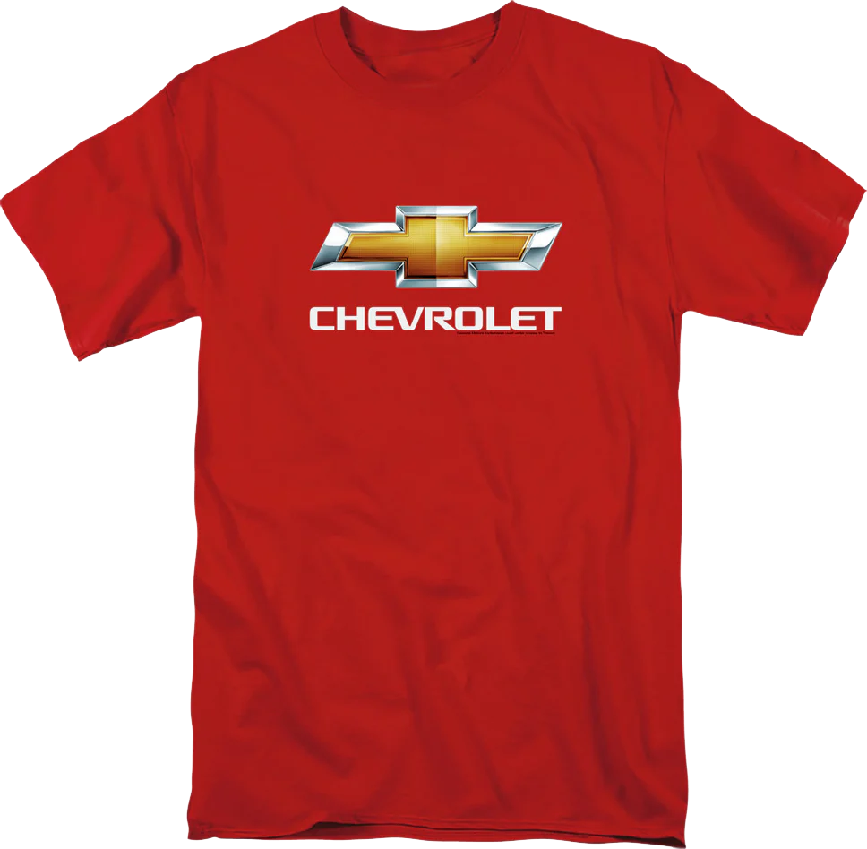 Red Classic Logo Chevrolet T-Shirt