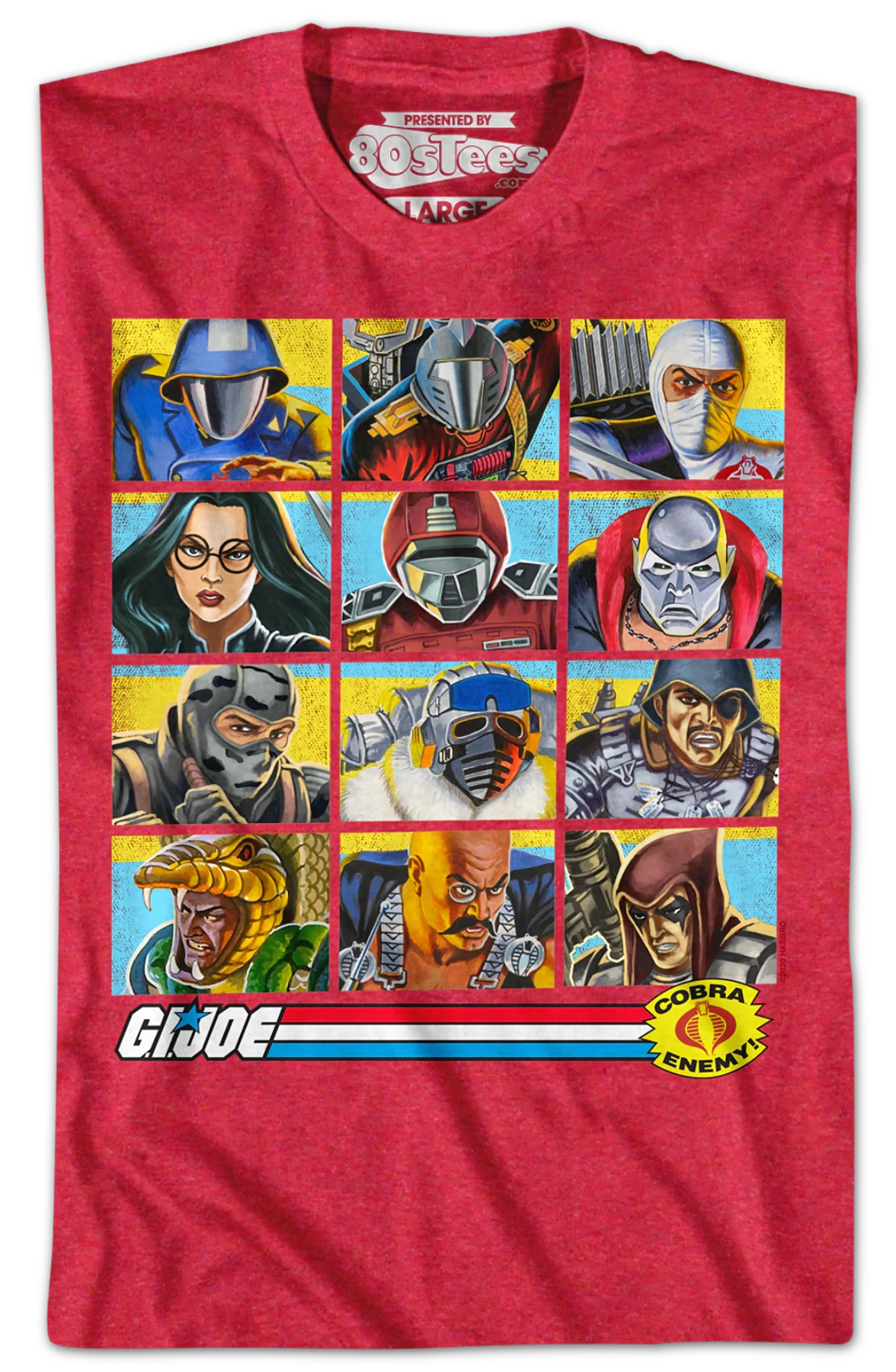 Red Cobra Organization's Dirty Dozen GI Joe T-Shirt - Image 2