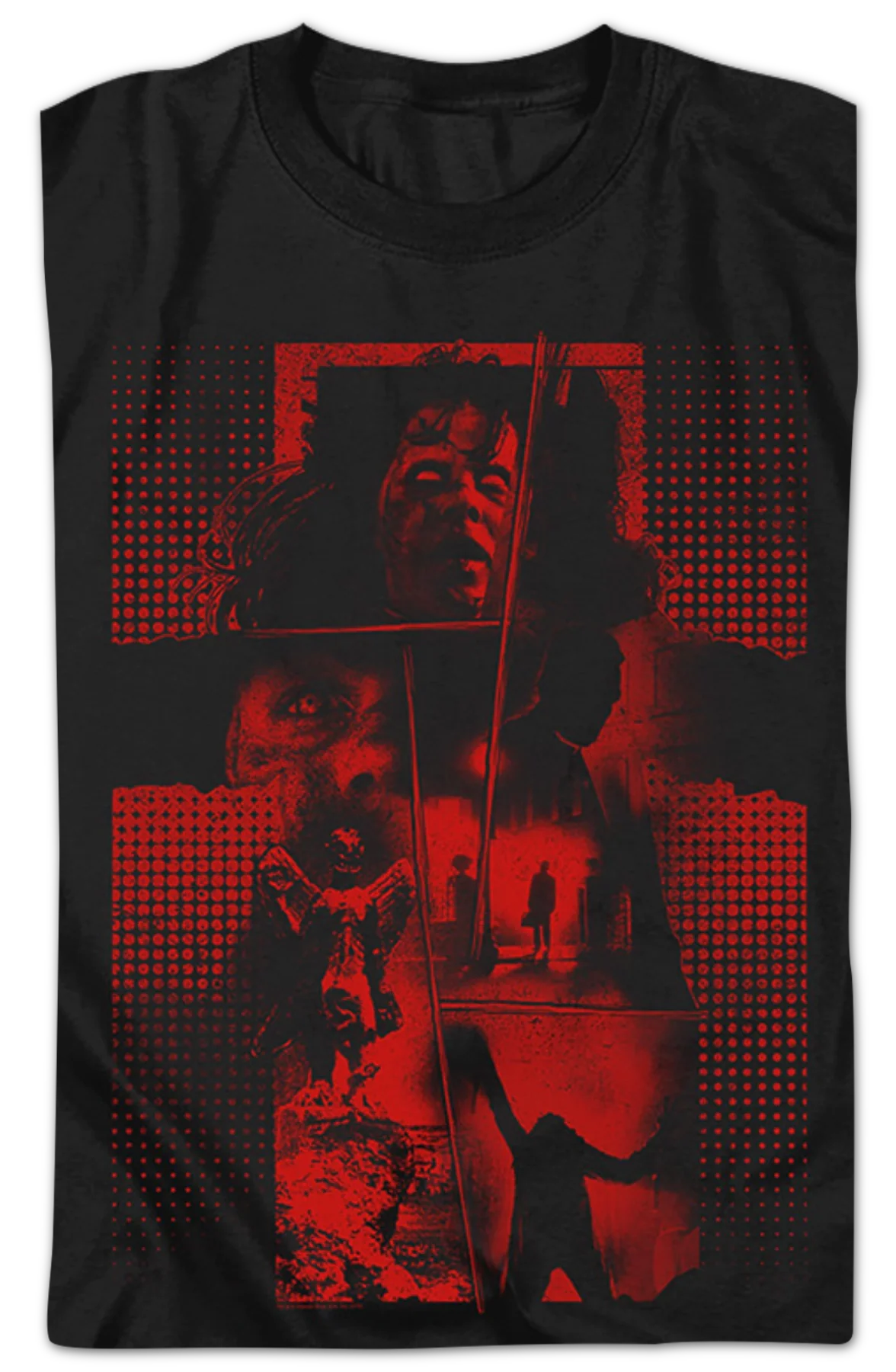 Red Collage Exorcist T-Shirt - Image 2