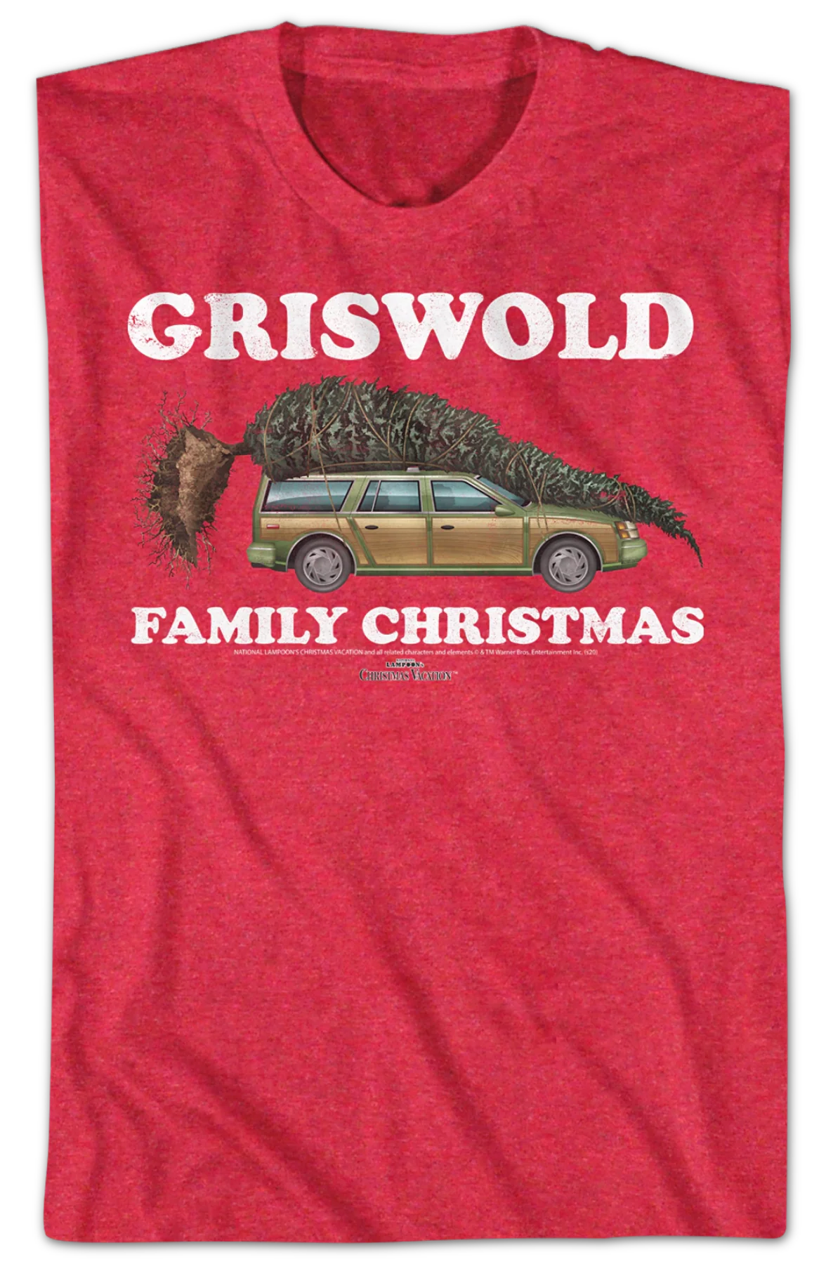 Red Griswold Family Christmas Vacation T-Shirt - Image 2
