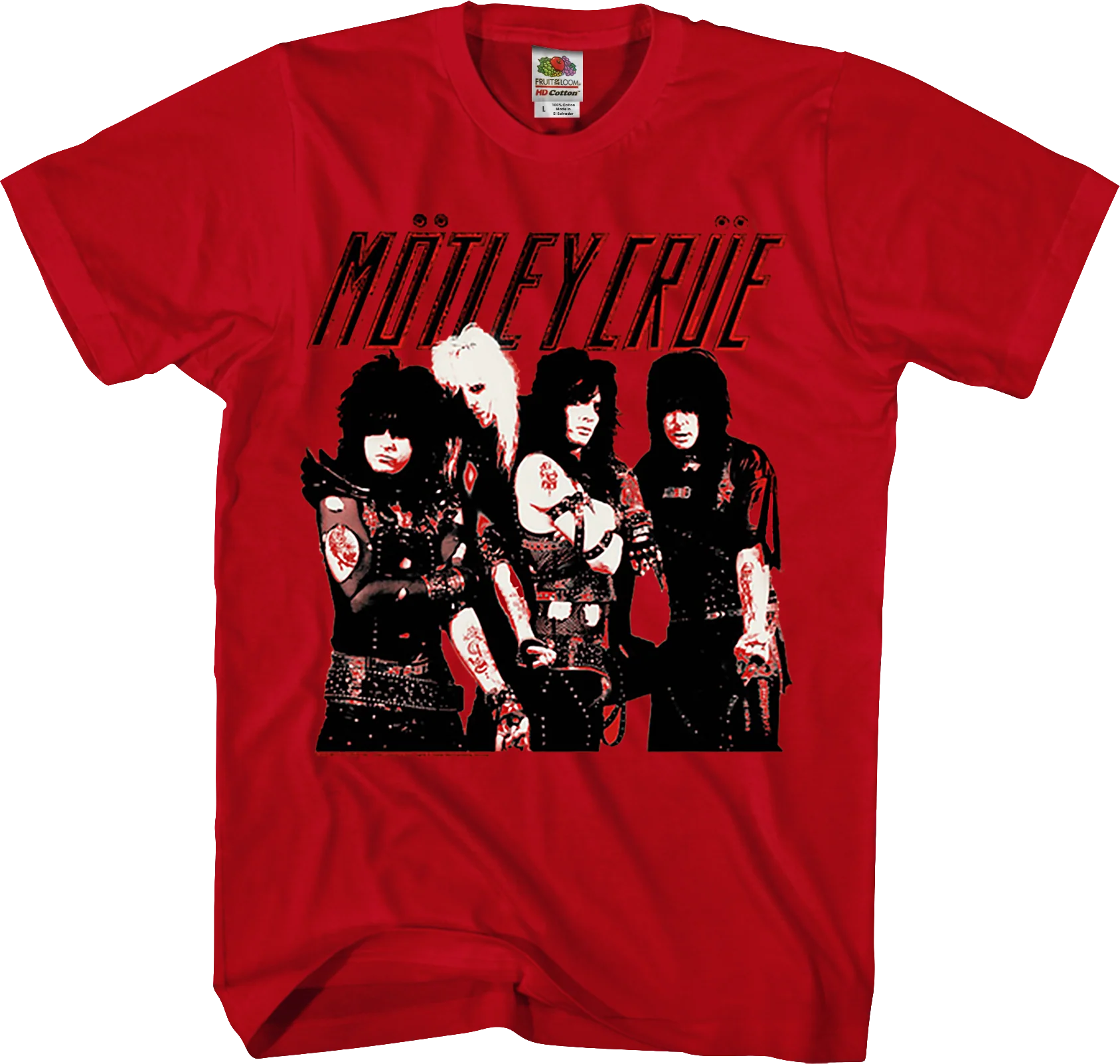 Red Photo Motley Crue T-Shirt