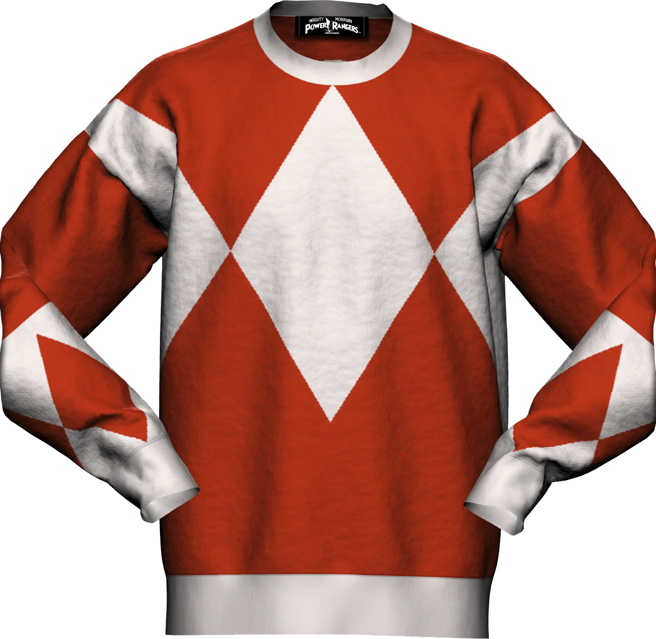 Red Ranger Mighty Morphin Power Rangers Knitted Sweater