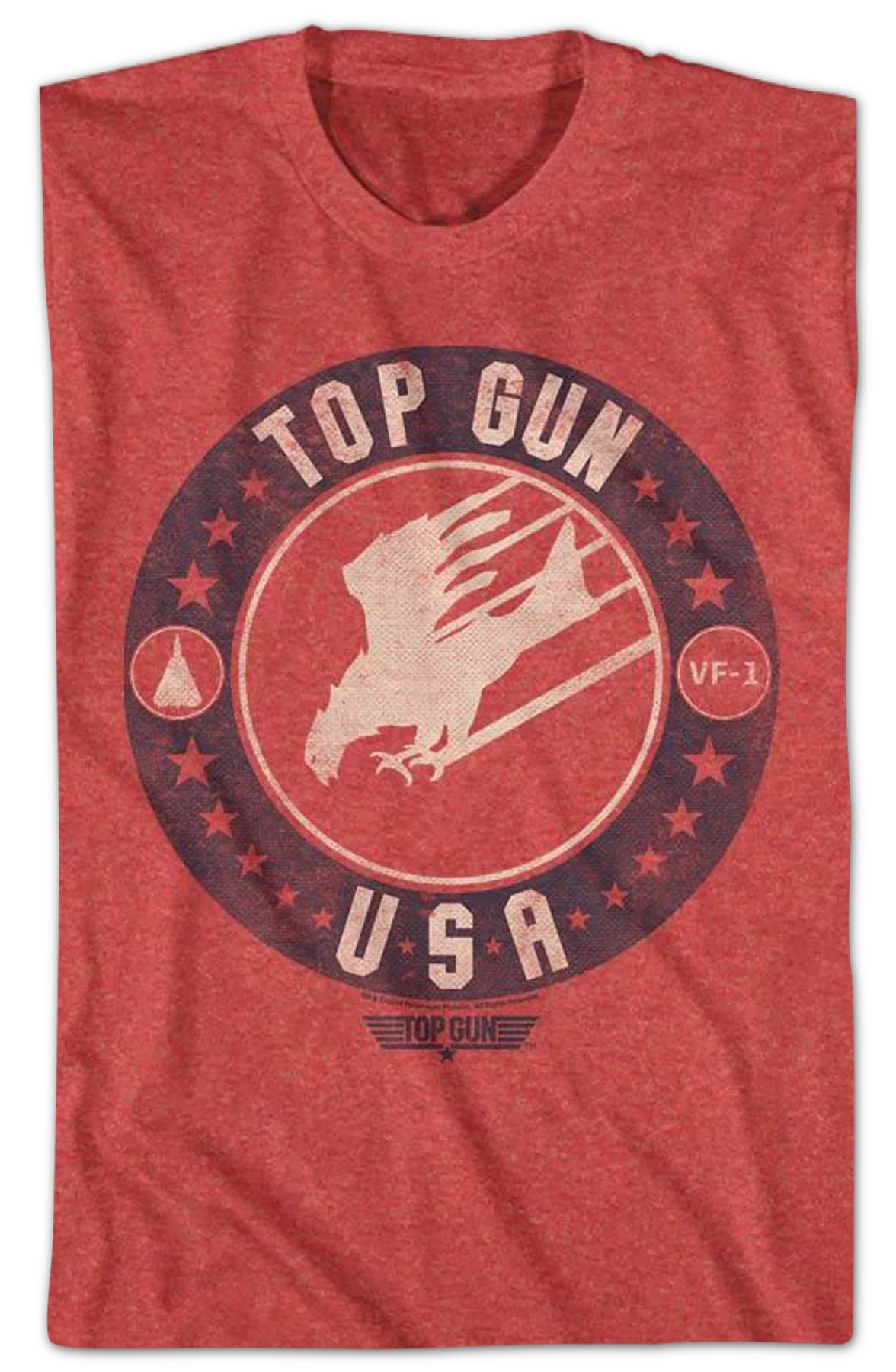 Red VF-1 Top Gun T-Shirt - Image 2