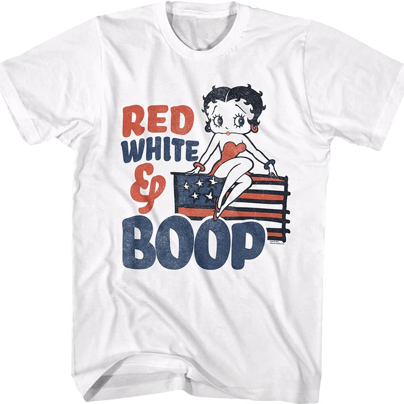 Red White & Boop Betty Boop T-Shirt