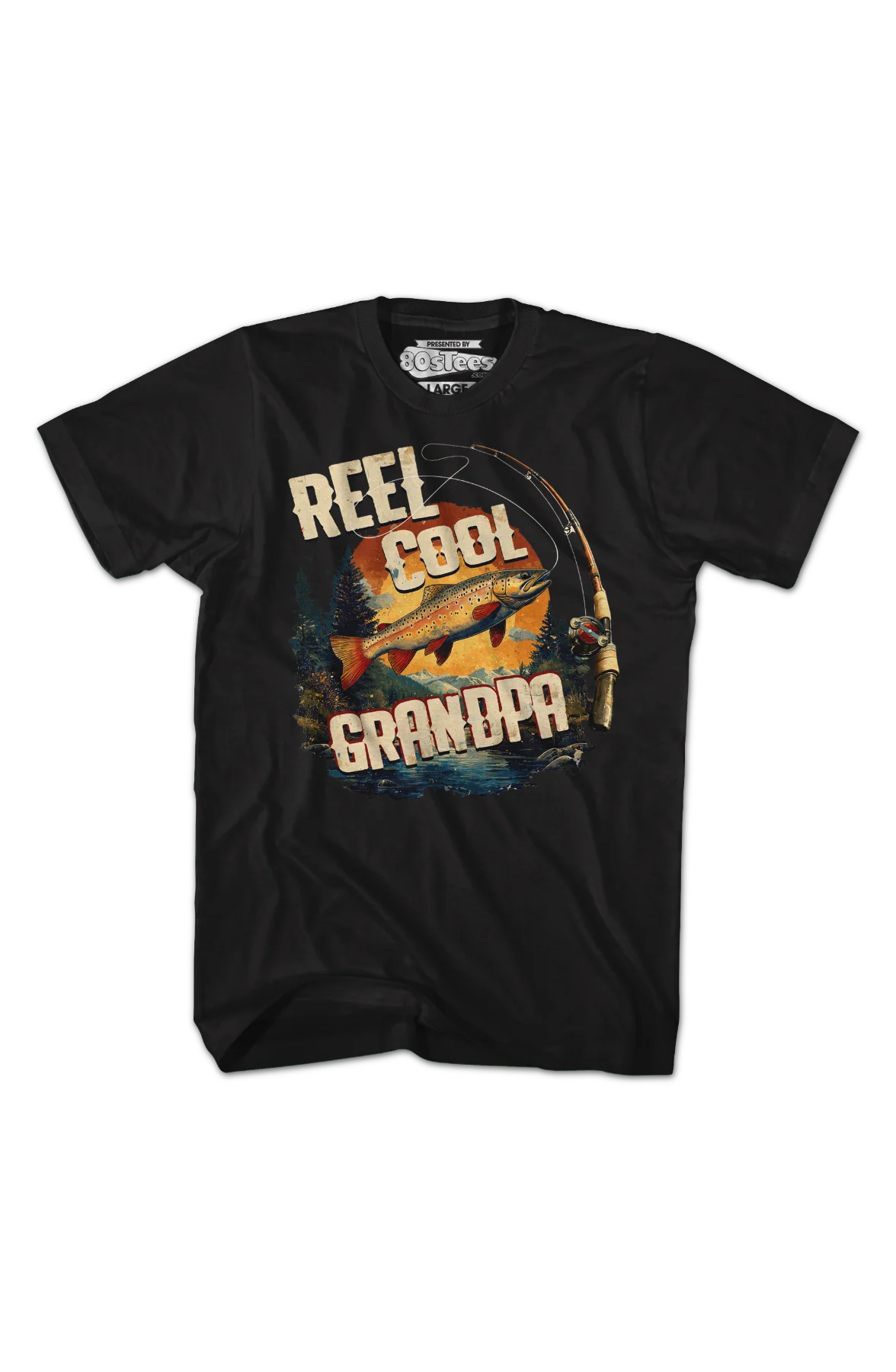 Reel Cool Grandpa T-Shirt - Image 2