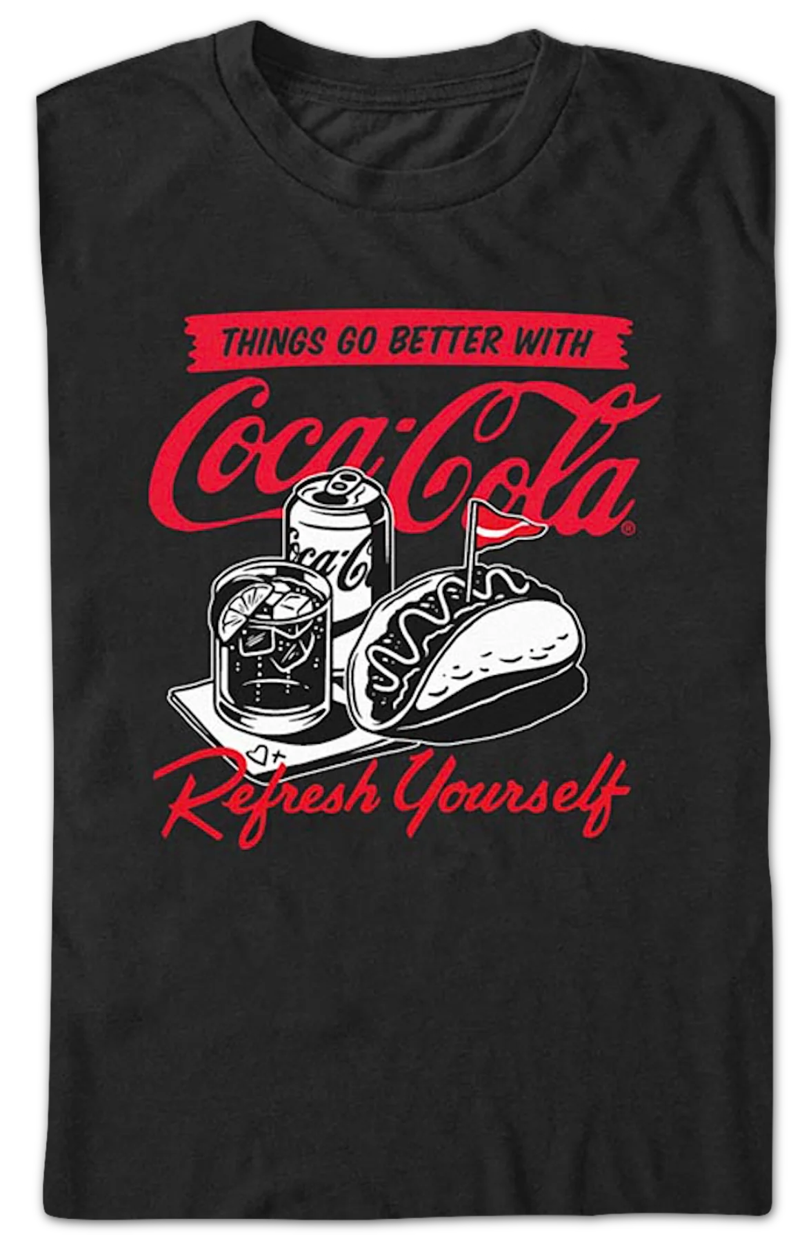 Refresh Yourself Coca-Cola T-Shirt - Image 2