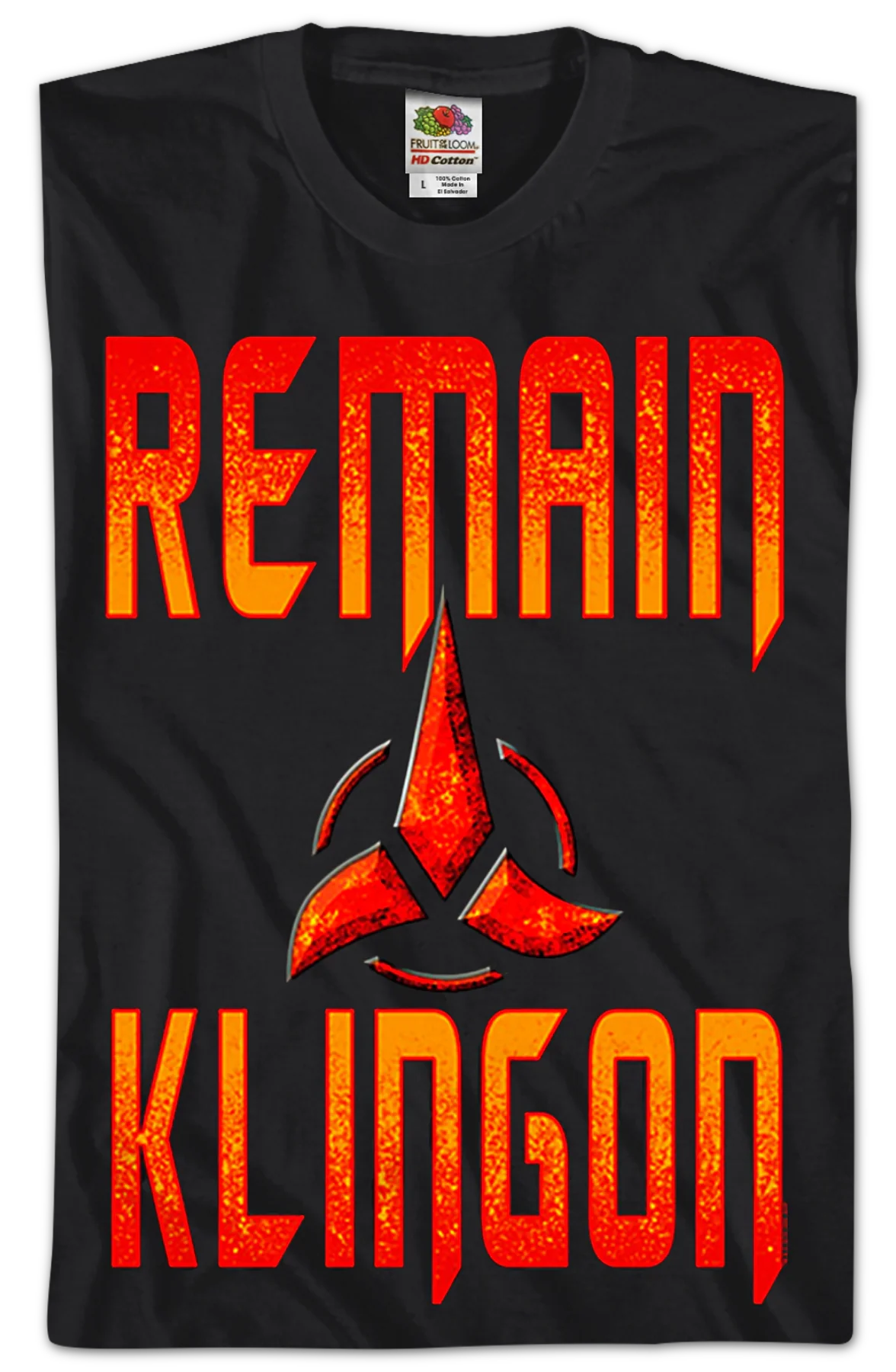 Remain Klingon Star Trek T-Shirt - Image 2