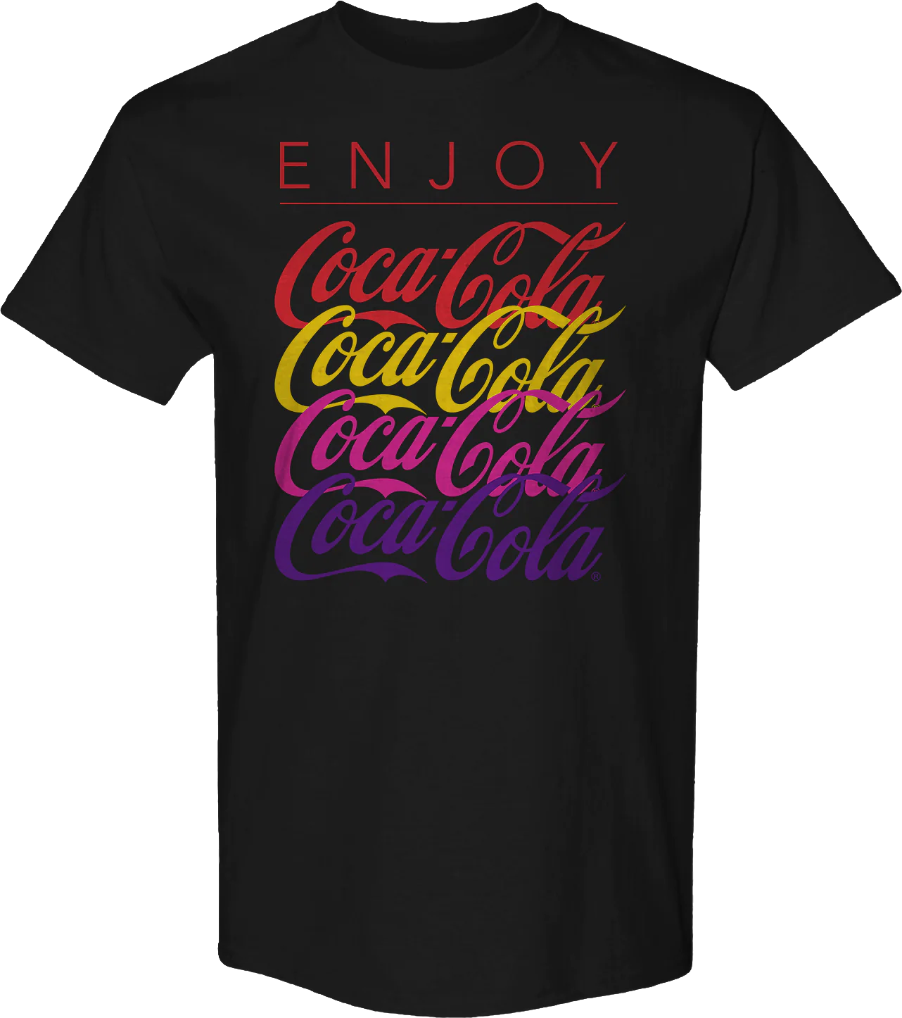 Repeating Logo Enjoy Coca-Cola T-Shirt