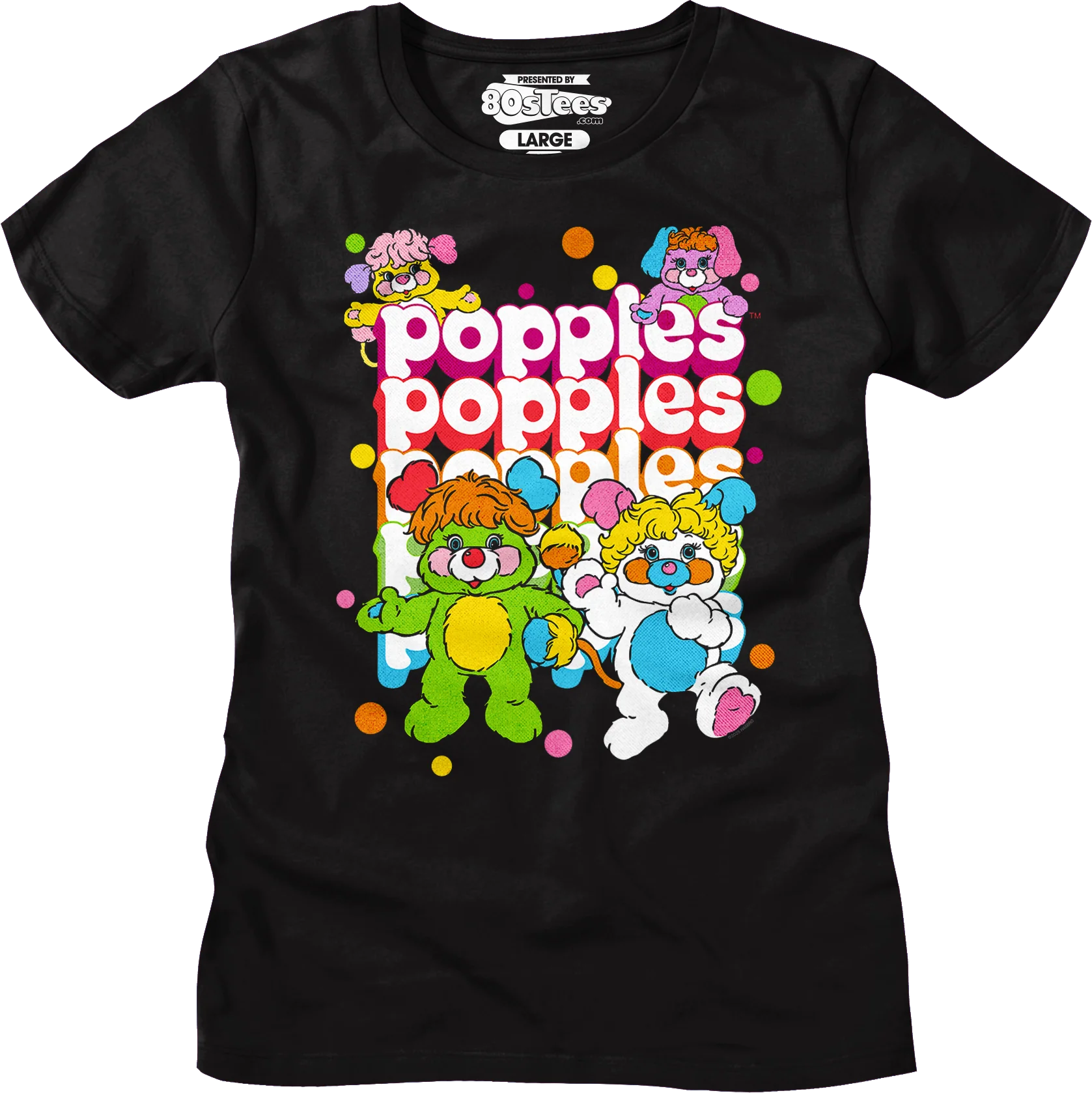 Repeating Logo Popples T-Shirt - Image 11