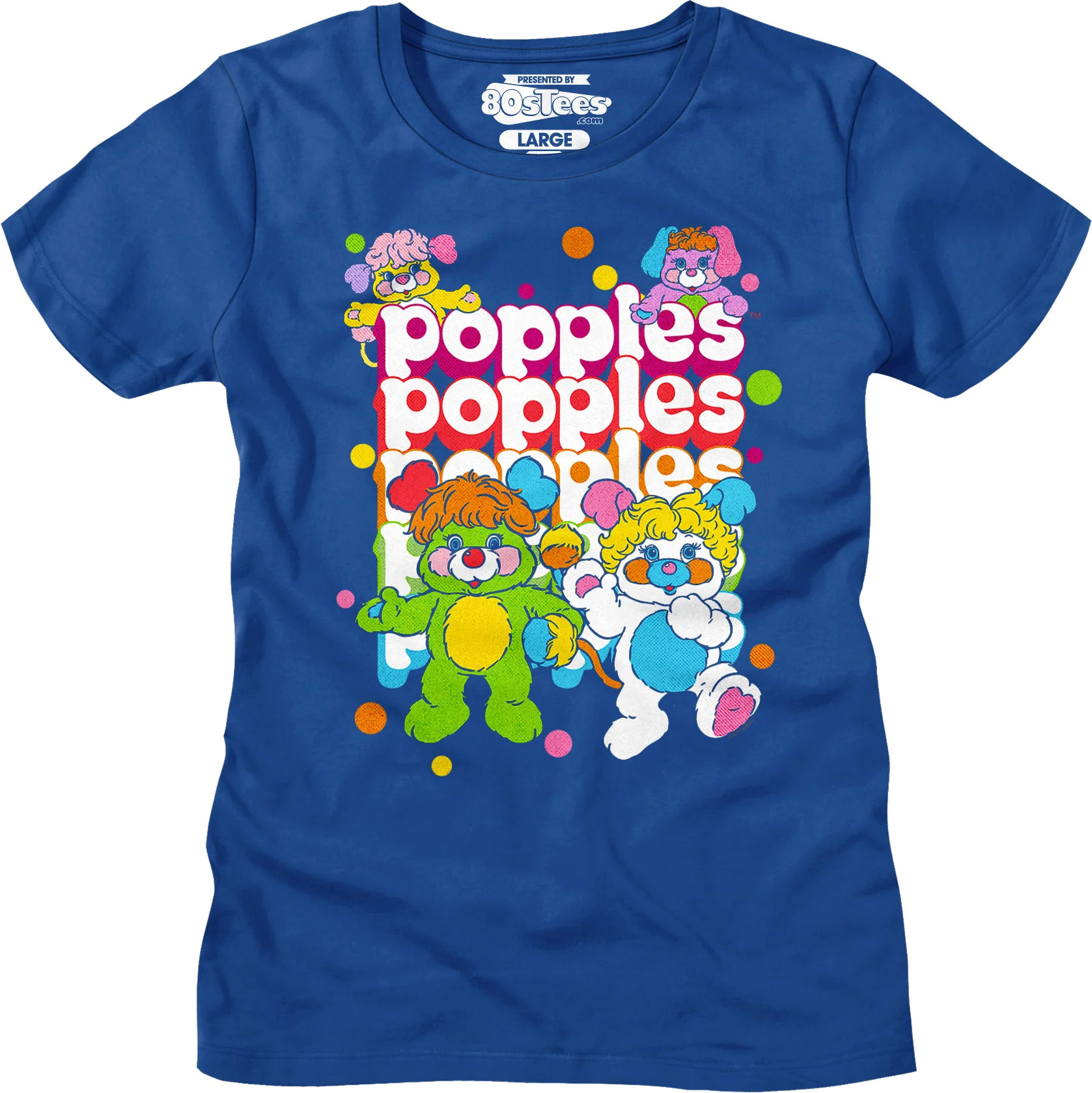 Repeating Logo Popples T-Shirt - Image 13