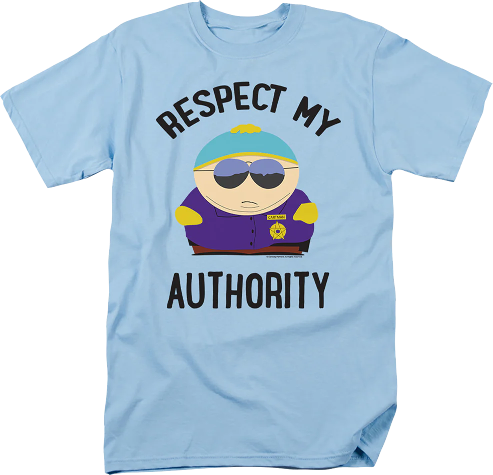 Repect My Authority South Park T-Shirt