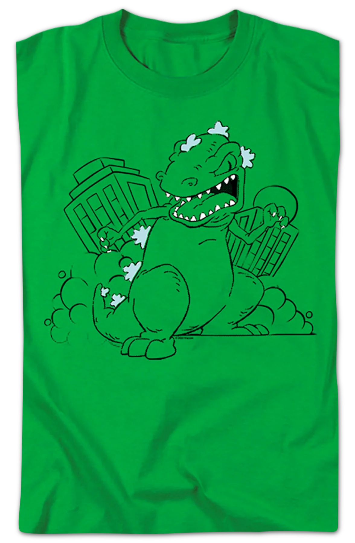 Reptar Destruction Rugrats T-Shirt - Image 2
