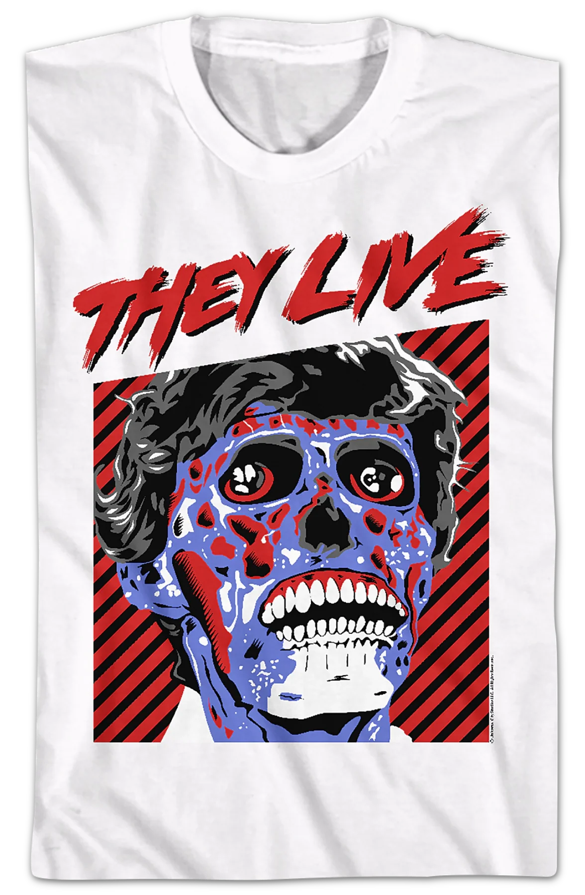 Retro Alien They Live T-Shirt - Image 2