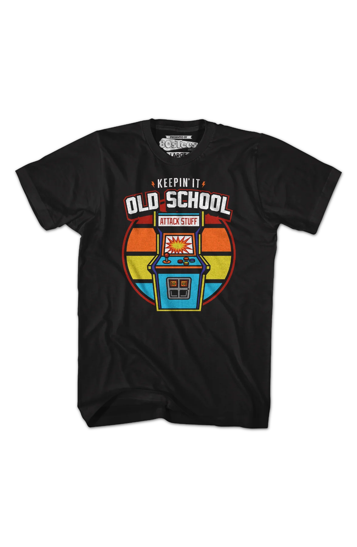 Retro Arcade Game Keepin' It Old School T-Shirt - Image 2
