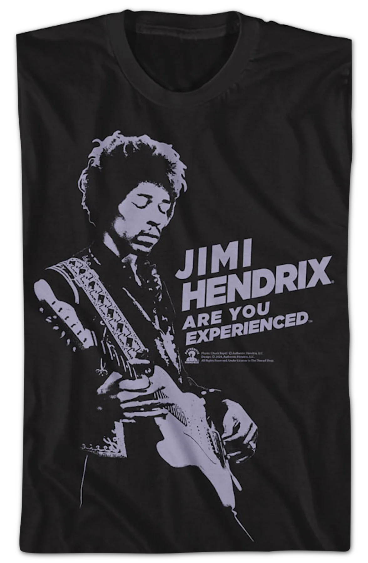 Retro Are You Experienced Jimi Hendrix T-Shirt - Image 2