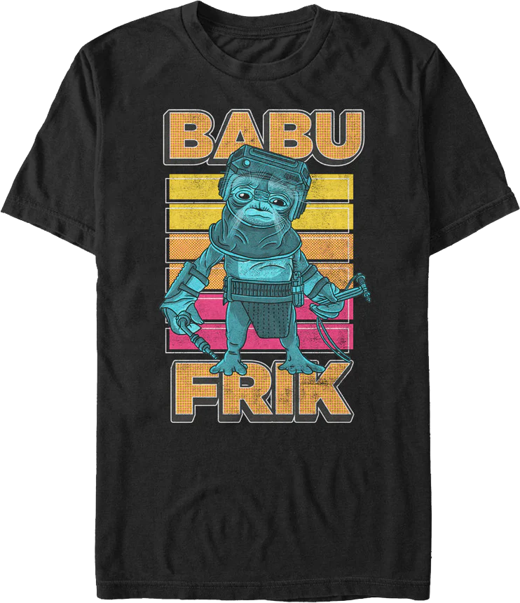 Retro Babu Frik Rise Of Skywalker Star Wars T-Shirt