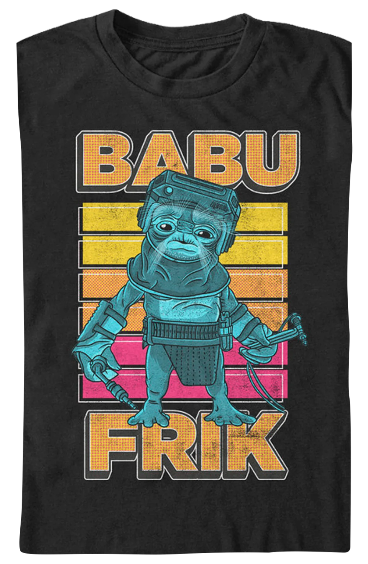 Retro Babu Frik Rise Of Skywalker Star Wars T-Shirt - Image 2
