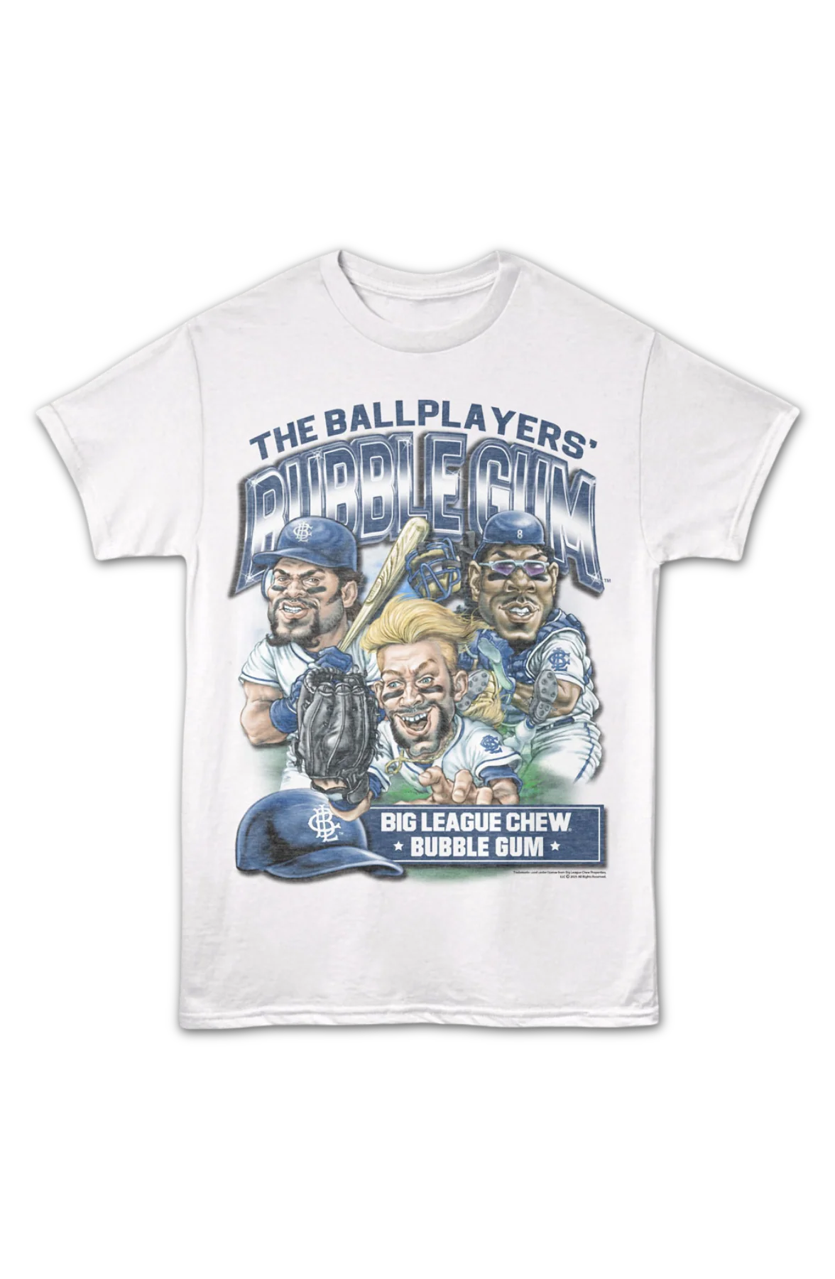 Retro Ballplayers' Bubble Gum Big League Chew T-Shirt - Image 2