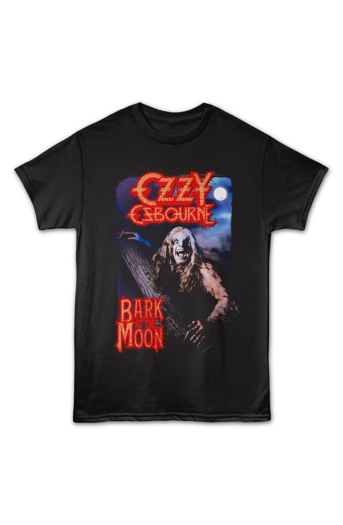 Retro Bark at the Moon Ozzy Osbourne T-Shirt - Image 2