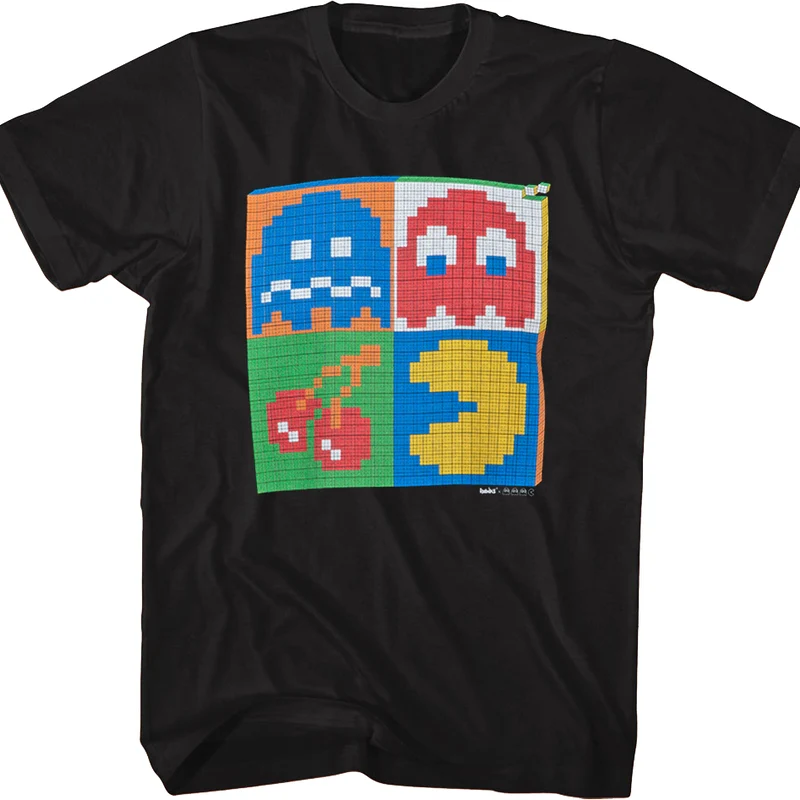 Retro Blocks Pac-Man T-Shirt