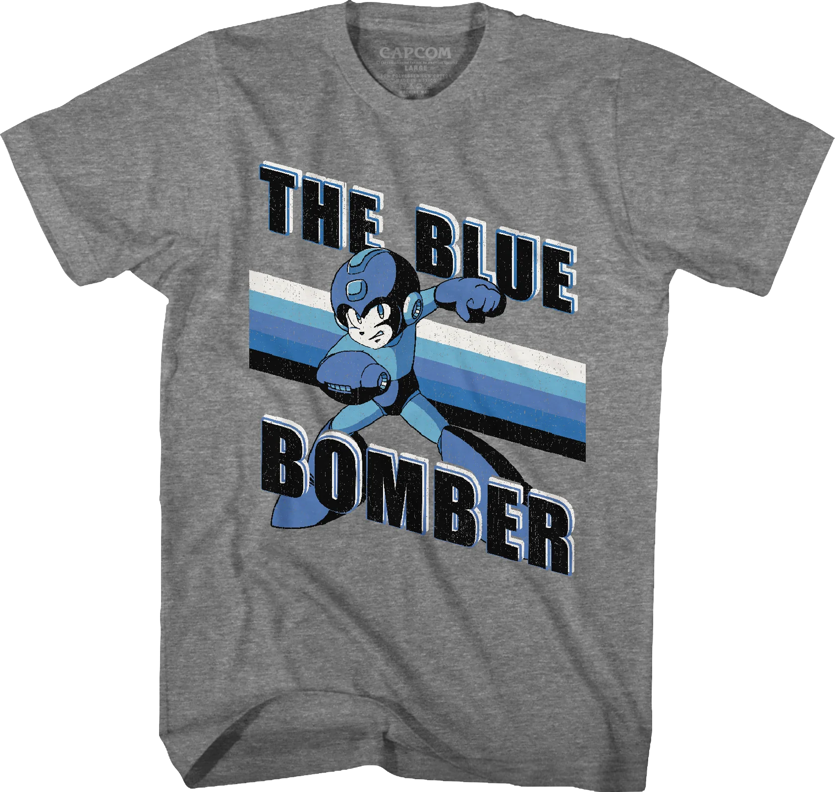 Retro Blue Bomber Mega Man T-Shirt