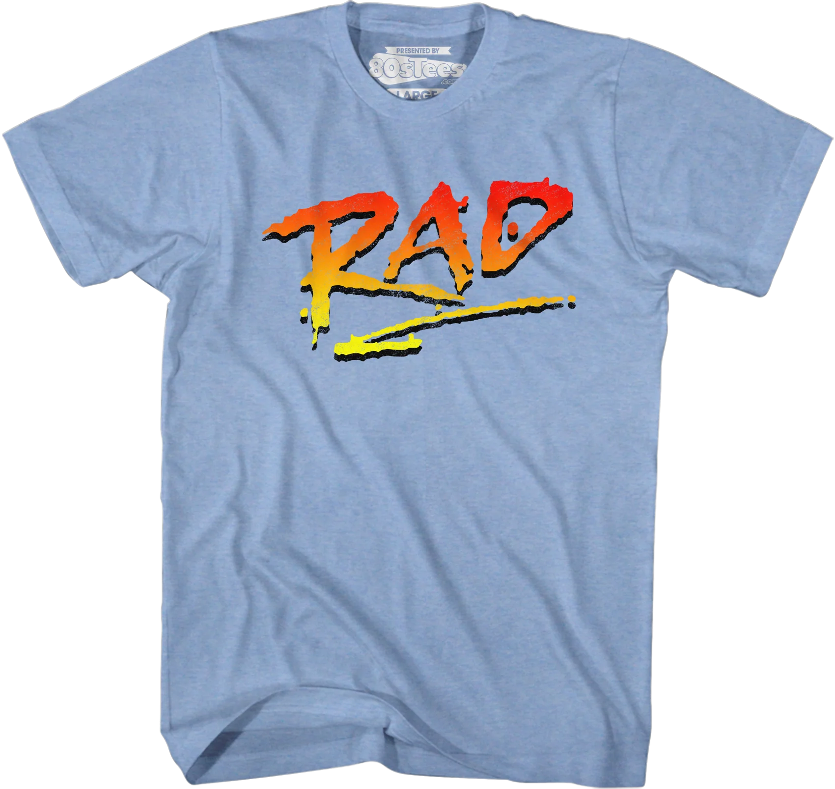 Retro Blue Logo Rad T-Shirt