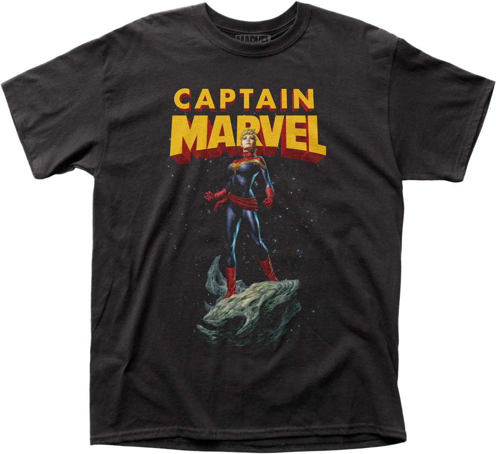 Retro Captain Marvel T-Shirt