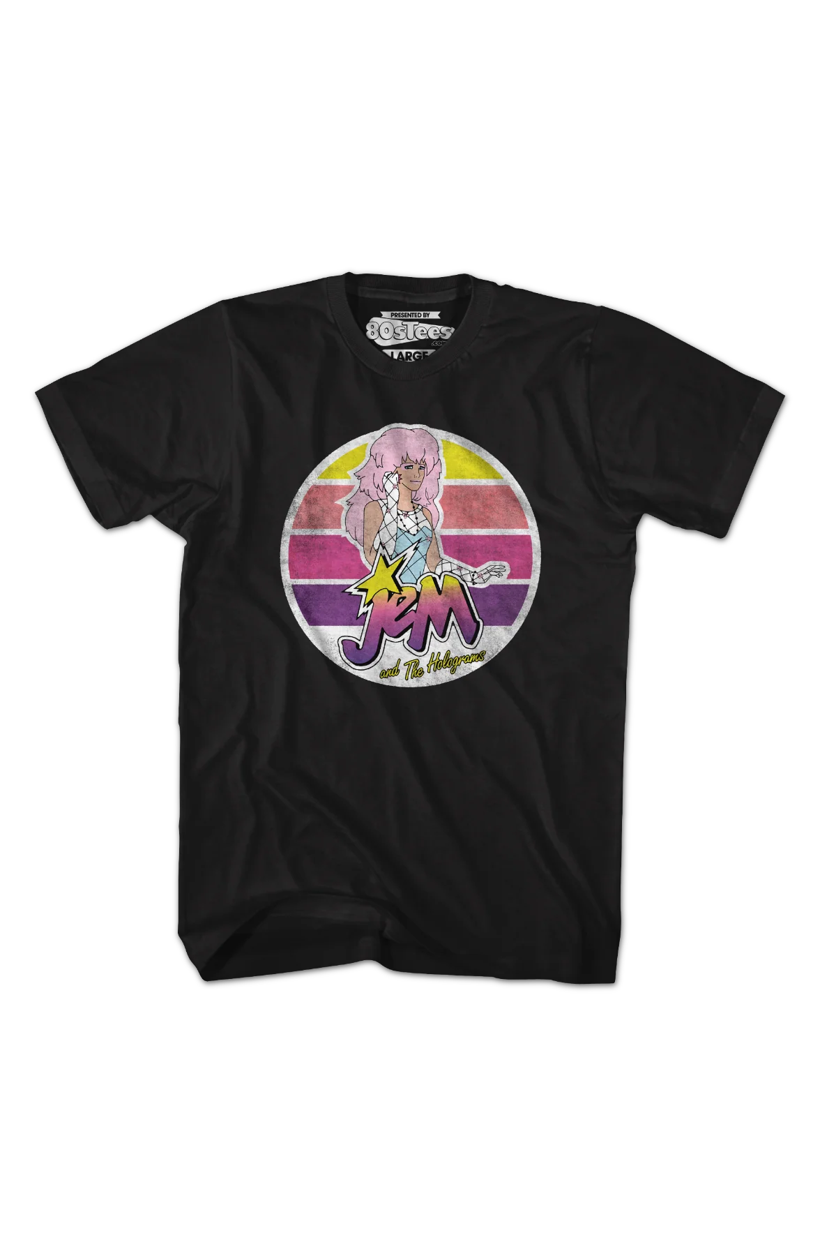 Retro Circle Jem T-Shirt - Image 2