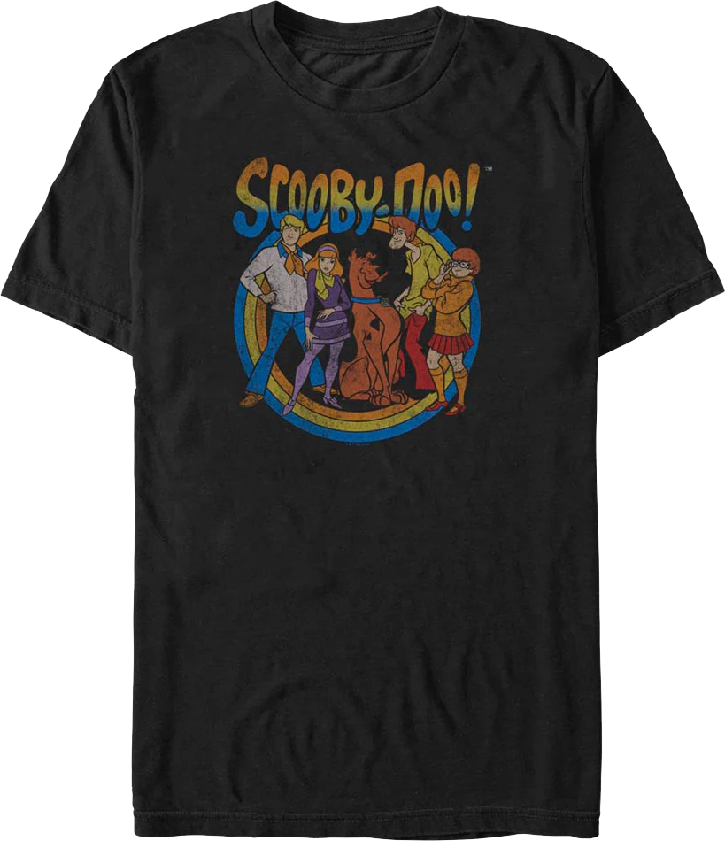 Retro Circle Scooby-Doo T-Shirt