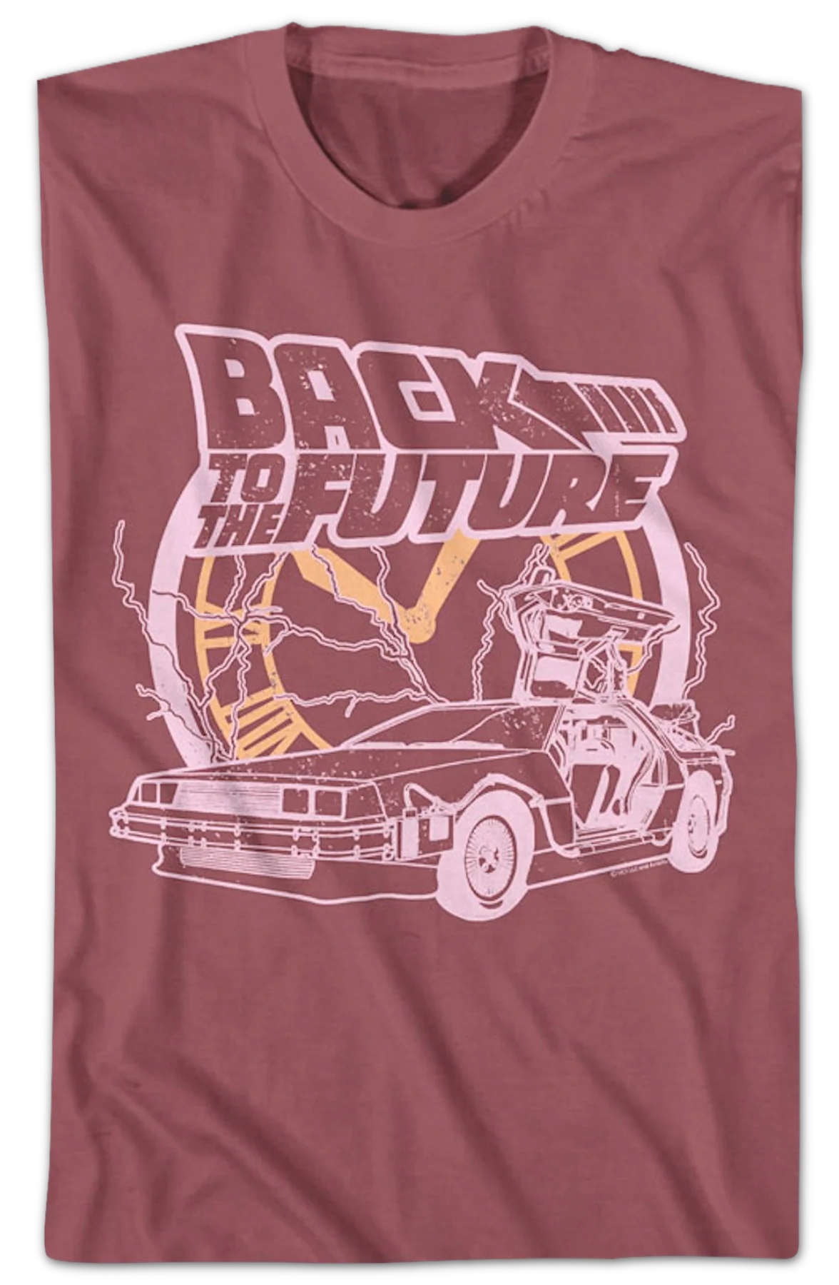 Retro Clock Collage Back To The Future T-Shirt - Image 2